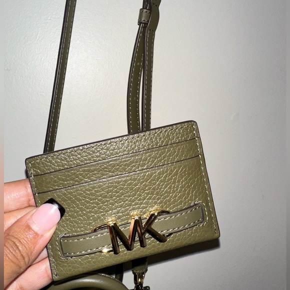 Michael Kors Green Card Case - Picture 1 of 4